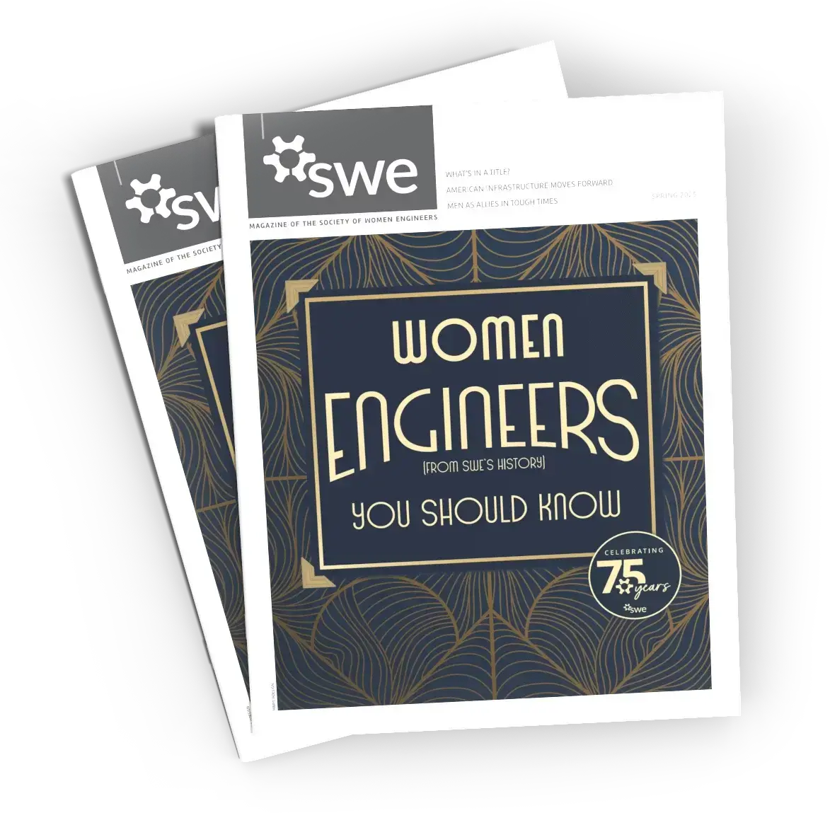 Women engineers magazine cover
